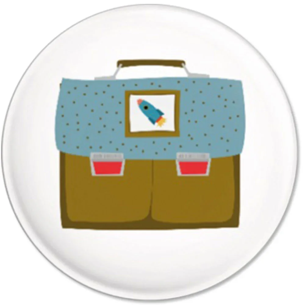 Button Ranzen blau