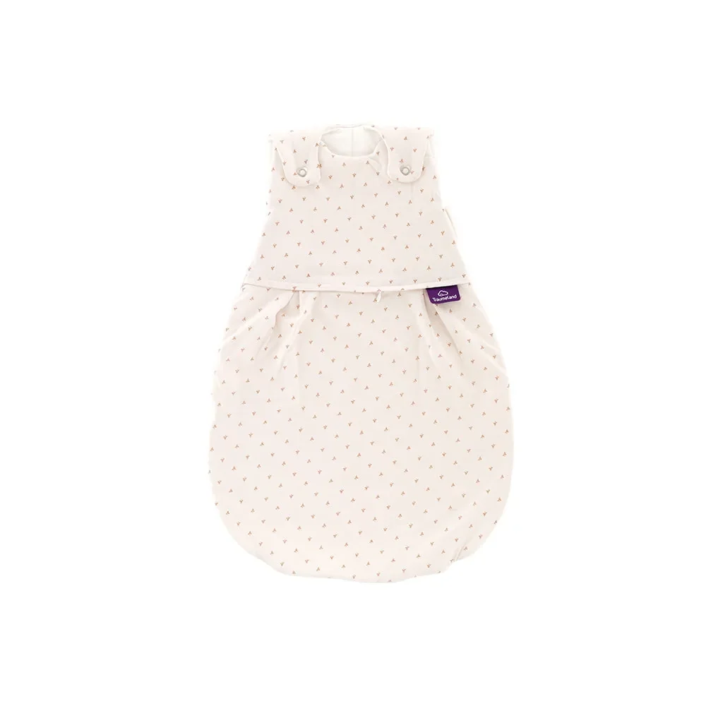 "Träumeland Liebmich Baby Schlafsack, Schlummersack, Innenschlafsack - Twister Beige, Grösse: 62/68 image"