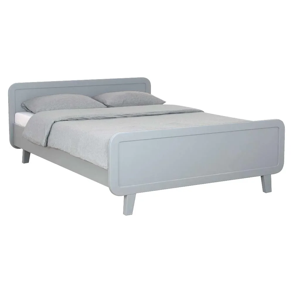 "Laurette Kinderbett / Doppelbett "Le Lit Rond" 140 x 200 cm, Farbe: Gris image"