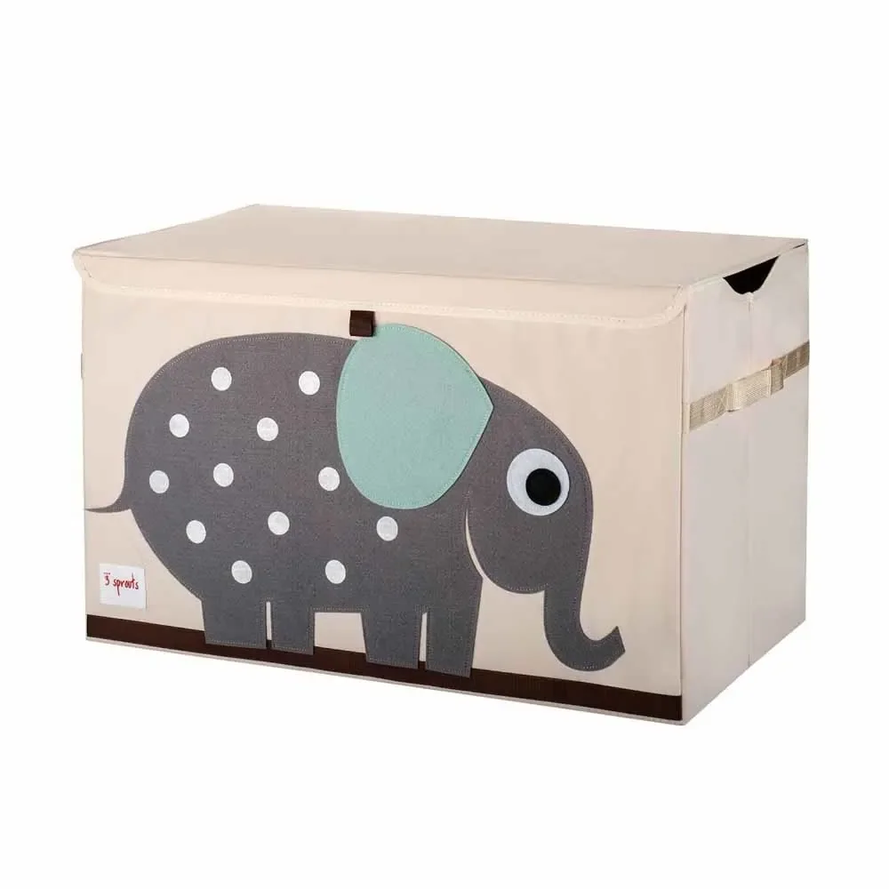 "3 Sprouts Aufbewahrungskiste Deckel Elefant image"
