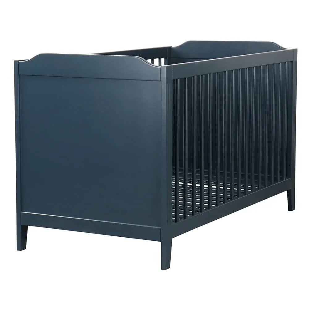 Maison Charlotte Babybett  umbaubar Opera 70 x 140 cm dunkelblau