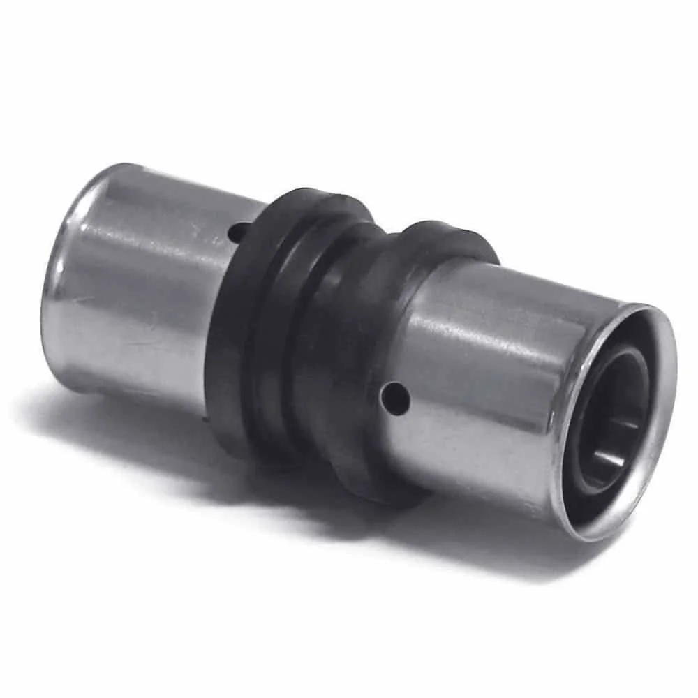 "PPSU Pressfitting Kupplung 20mm, Kunststoff Pressfitting, Trinkwasser image"