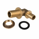 Regentonnenverbinder, Tankdurchführung, Winkel, 1 Zoll, 25mm Schlauchtülle