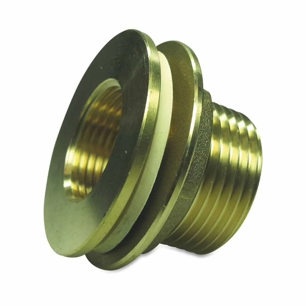 "Messing Fitting, Gewindefitting, 1" AG x 3/4" IG image"