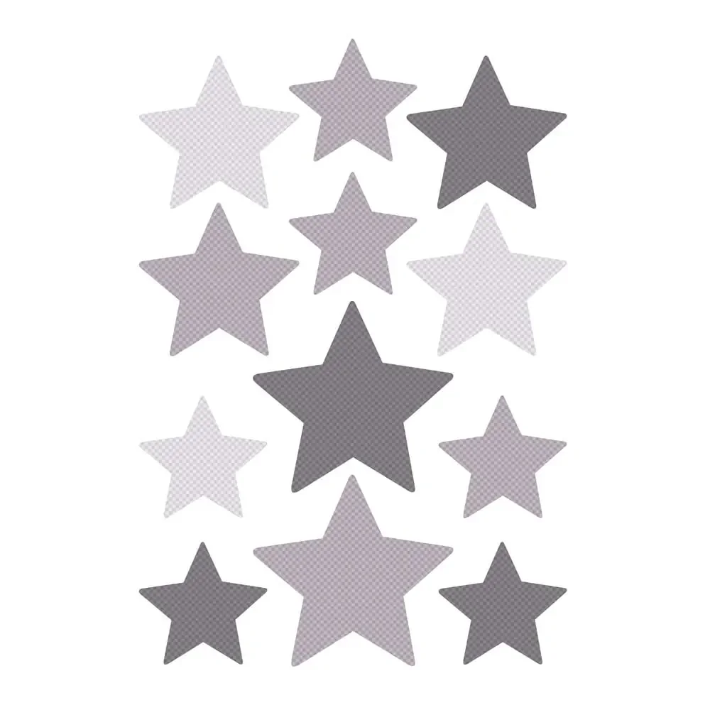 "Buokids Wandsticker Sterne grau image"