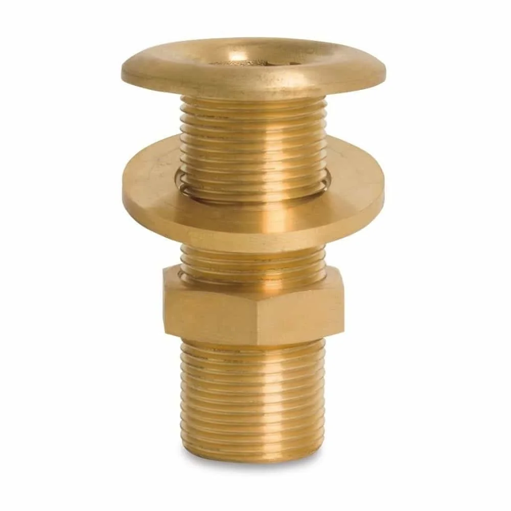 "Messingfitting, Gewindefitting, Durchgangsverschraubung 2" image"