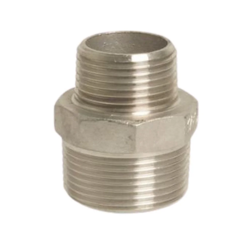 "Edelstahl Reduziernippel, Gewindefitting 2"x1" AG, V4A image"