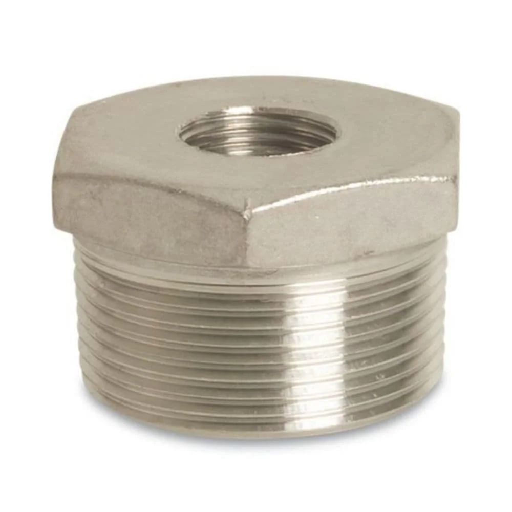 "Gewindefitting Edelstahl Reduzierstück 1/2" AG x 3/8" IG image"