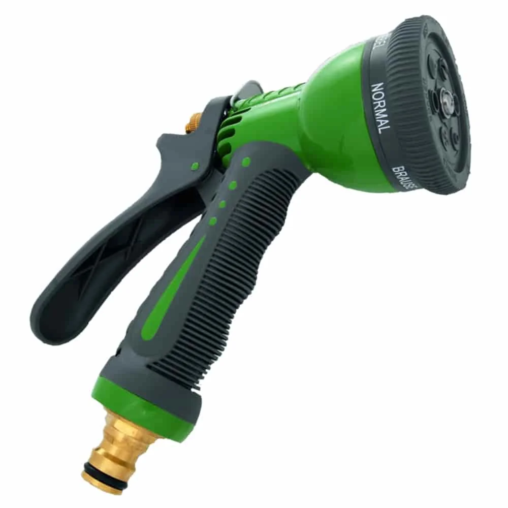 "Gartenbrause, Messing Stecksystem Handbrause 6-strahlig image"
