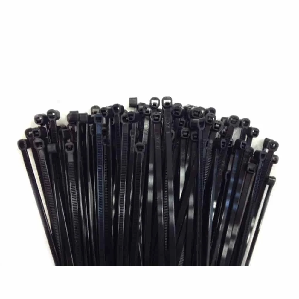 "100 Kabelbinder 450x7,6mm schwarz (UV-stabilisiert) PA6.6 image"