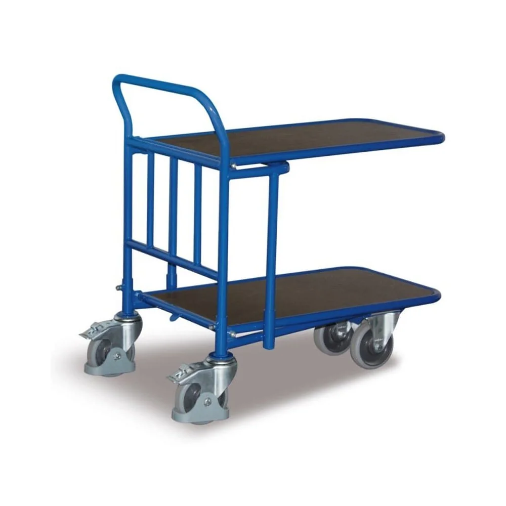 "Werkstattwagen, Transportwagen, Rollwagen 500kg, 2 Ladeflächen, wasserfest image"