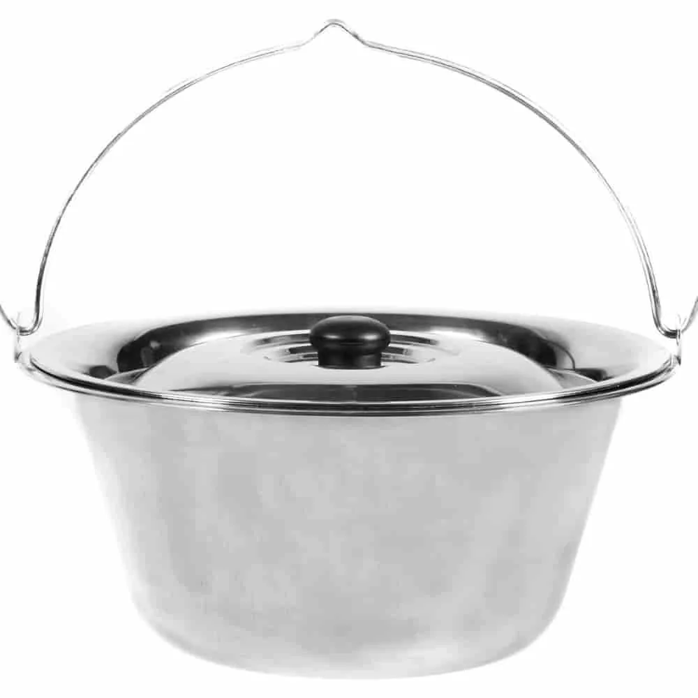 "Edelstahlkessel 14 l, Kessel Edelstahl, mit Deckel image"