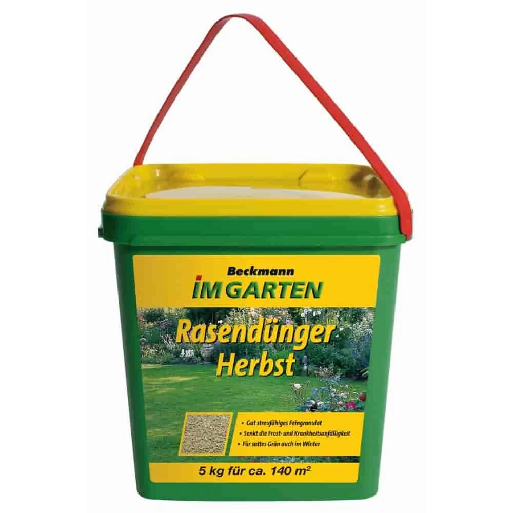 "Herbstrasendünger 5 kg, Rasendünger Herbst, NPK 6+5+12, 140m² image"