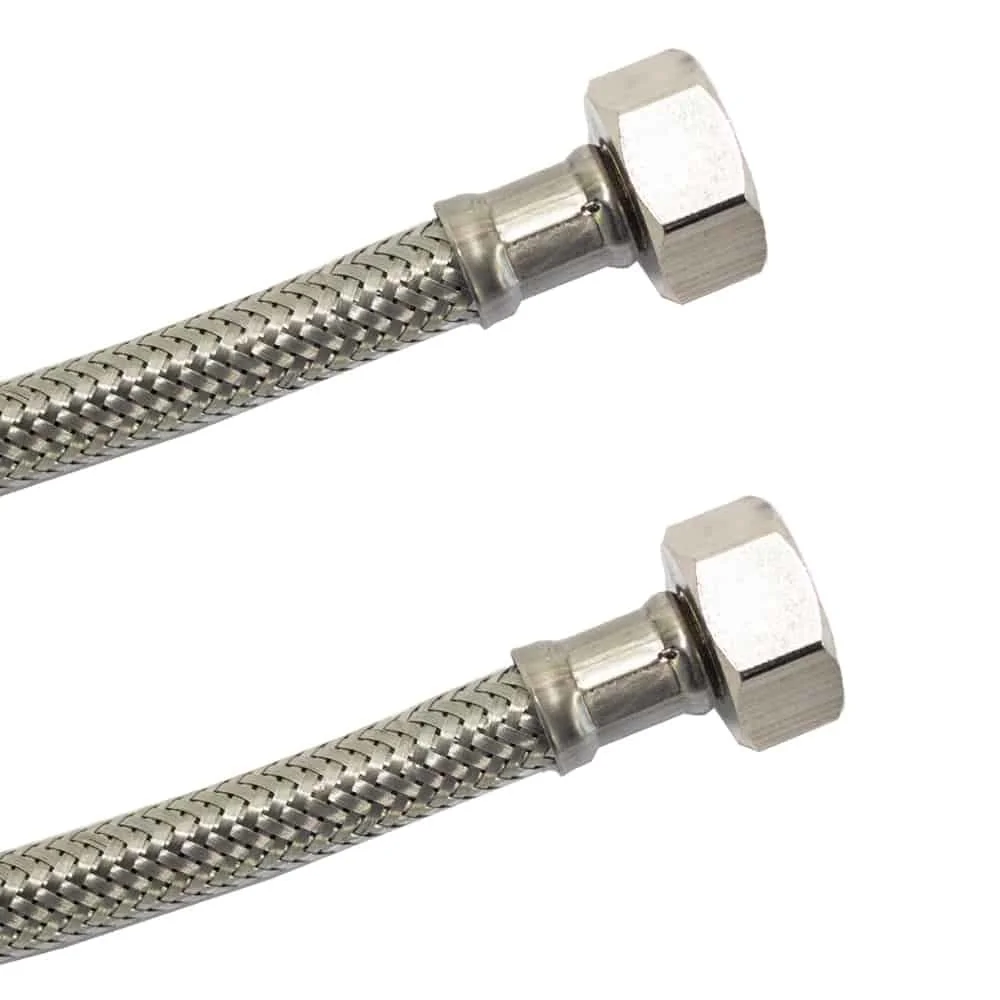 "Panzerschlauch, Edelstahl Panzerschlauch, 1/2 Zoll, Flexschlauch, 2000mm, DVGW image"