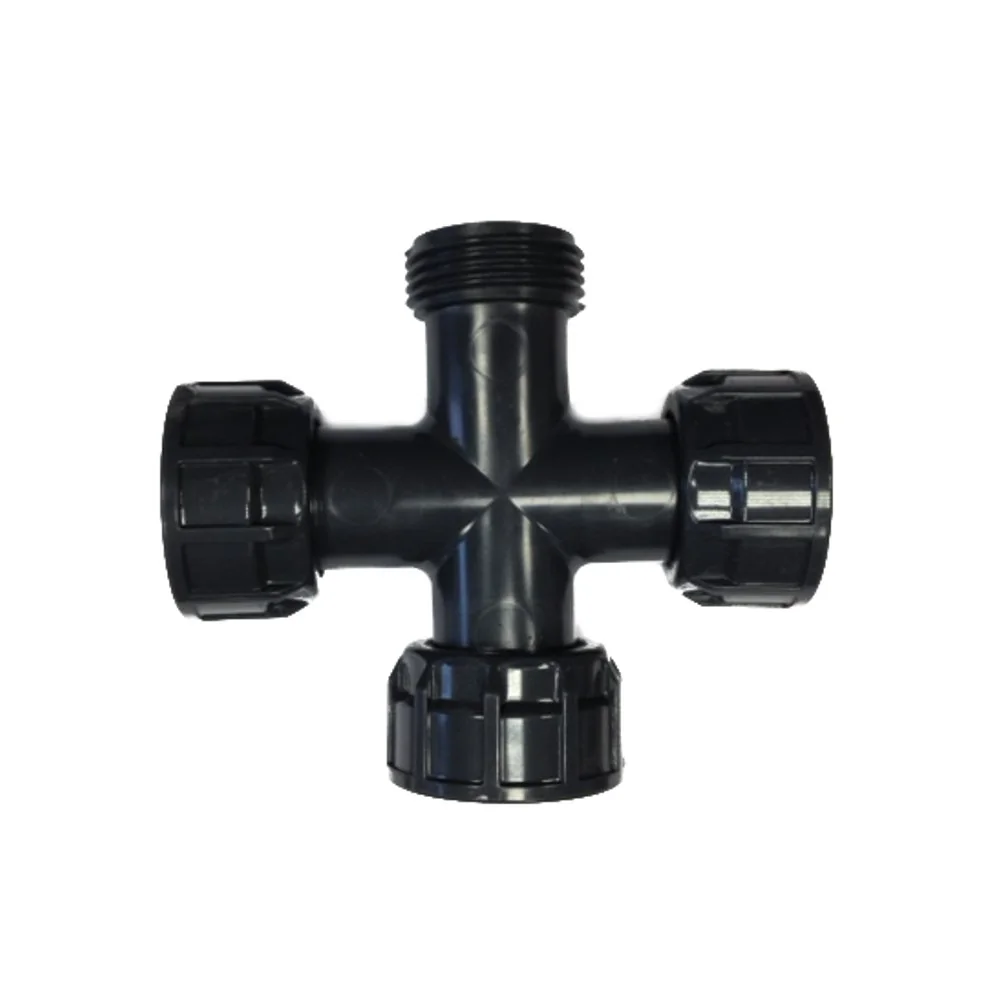 "Kreuzverteiler 1 Zoll, PVC Verteiler, Rohrverbinder Kreuz image"