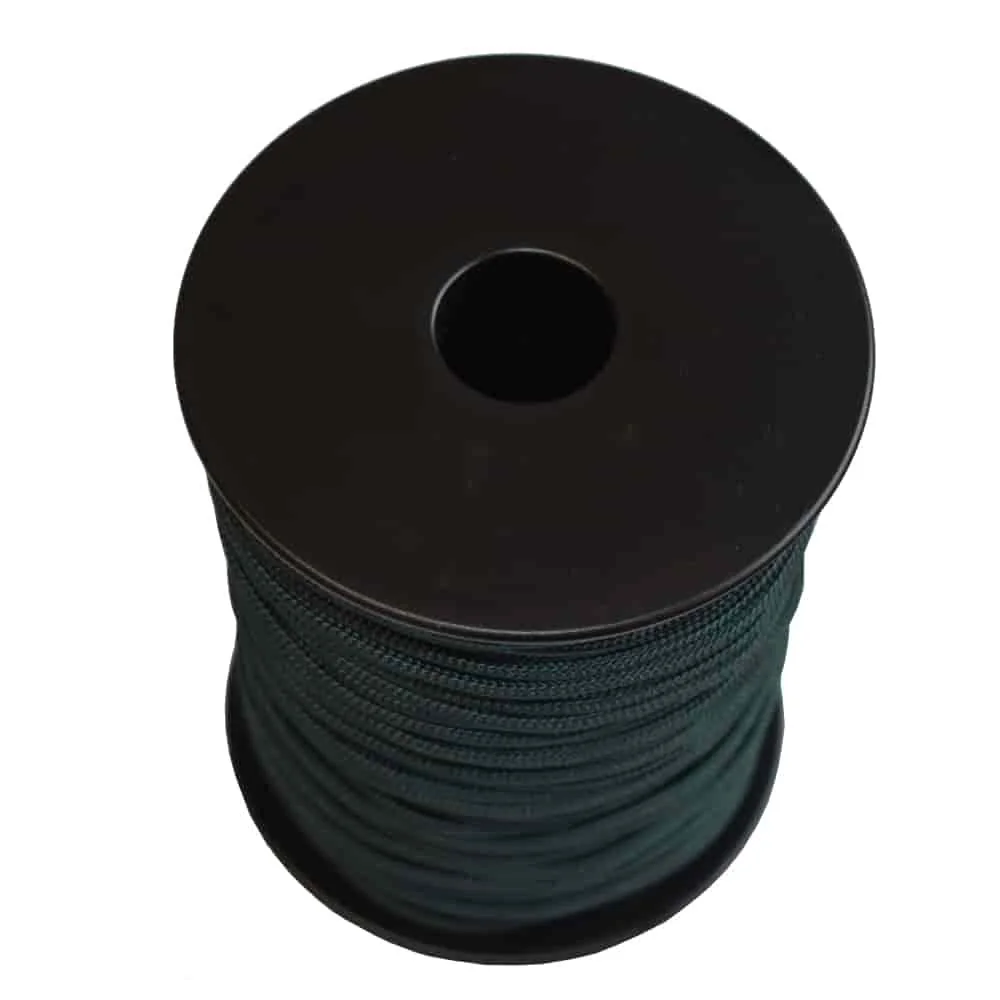 "PP Kordel, 2,5mm, schwarzgrün, 160m, geflochten, reißfest image"