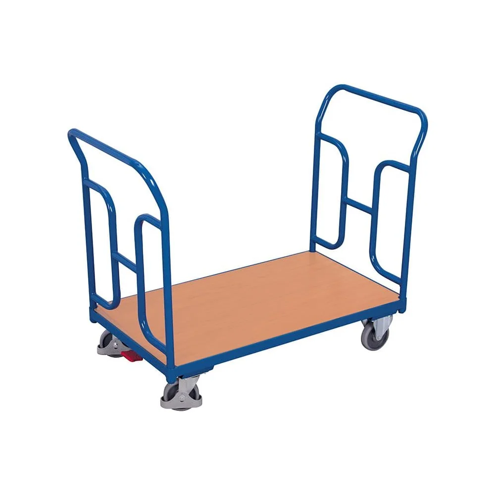 "Transportwagen 250 kg, Schiebebügelwagen, EasySTOP, Typ M, Stahlrohrwagen image"