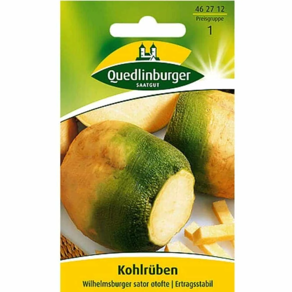 "Kohlrübe Saatgut, Wilhelmsburger Sator, gelbfleischig image"