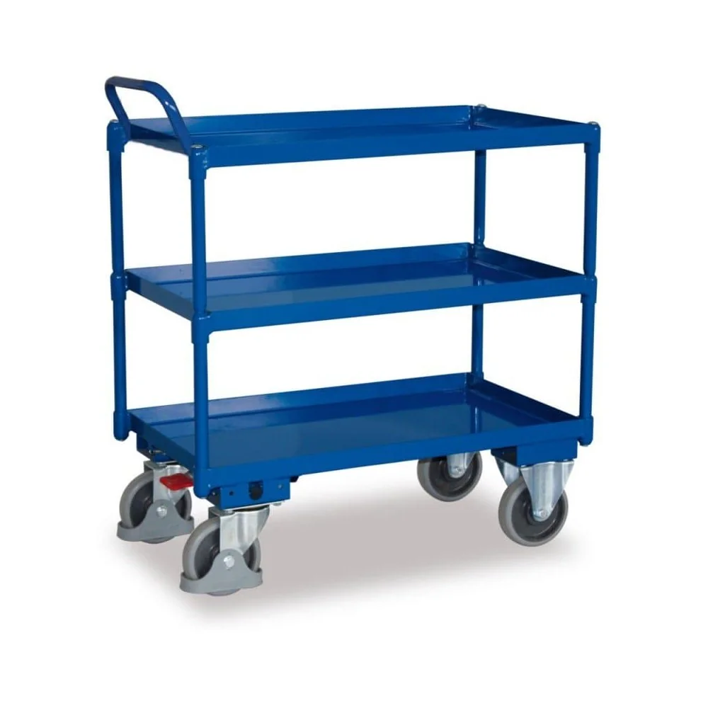 "Tischwagen 3 Etagen, Wannenwagen, 1015x500x1025mm, Traglast 400kg image"