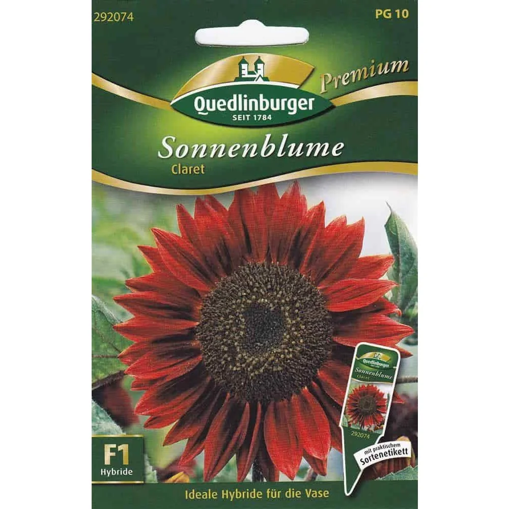 "Sonnenblumen, Claret image"