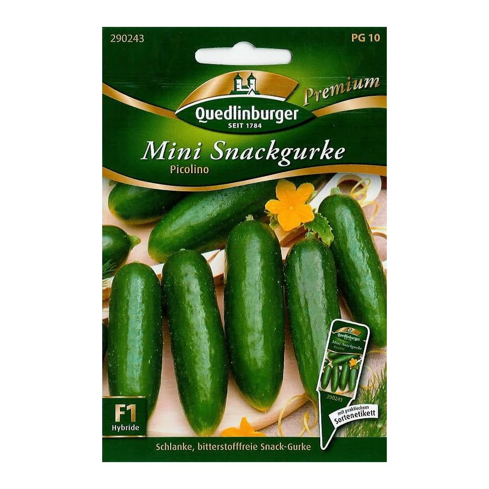 "Snackgurke, Mini Snack Gurke Picolino F1, Gurkensamen image"