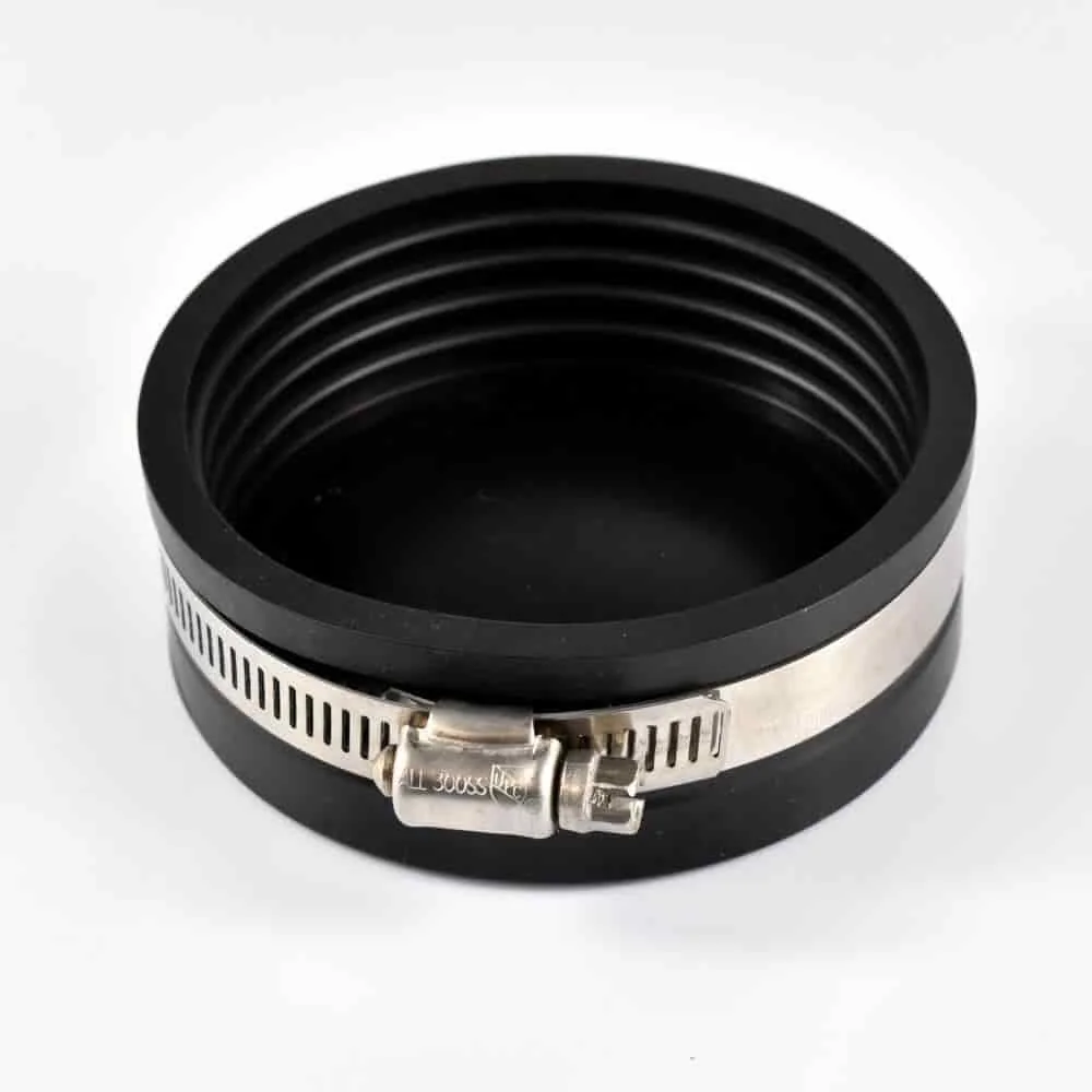 "Flexible Fittings Endkappe 3"/90mm, Rohrverbinder, PVC Endkappe image"