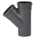 HT Abzweig 110, 45 Grad, Abwasserrohr, DN 110