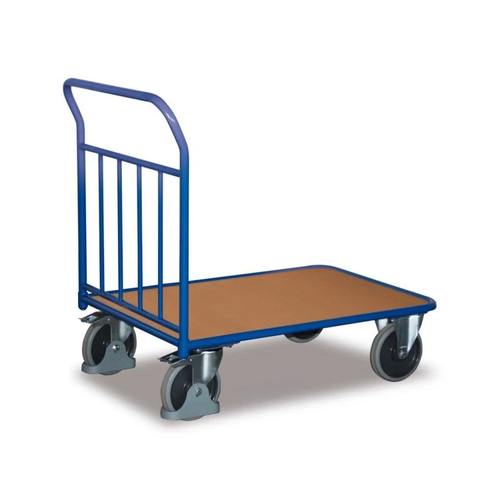 "Schiebebügelwagen 400 kg, Transportwagen, Werkstattwagen mit EasySTOP image"