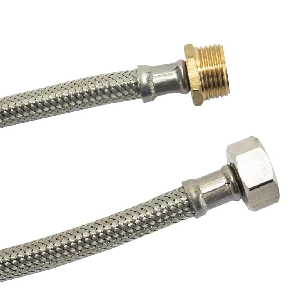 "Panzerschlauch, Edelstahl Panzerschlauch, 1/2 Zoll, 2000mm, Flexschlauch image"