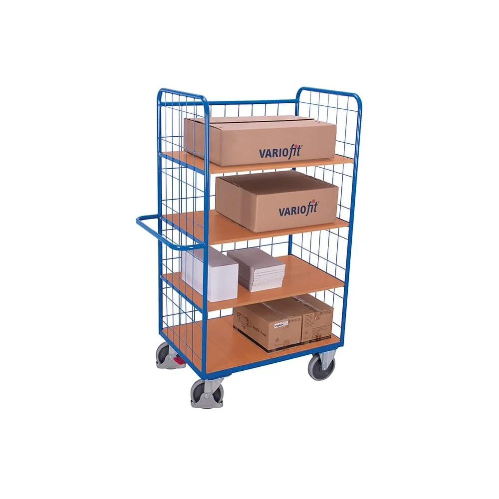 Etagenwagen, klappbarer Wagen, 3 Böden, EasySTOP