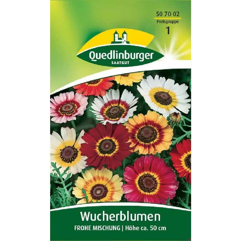 "Wucherblume Frohe Mischung, Blumensamen Mischung, Sommerblumen Samen image"