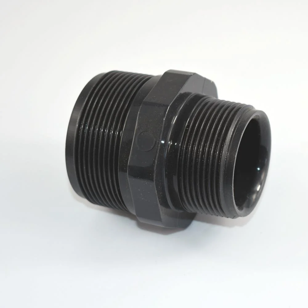 "PVC Fittings, Doppelnippel reduziert, PVC Reduzierung 2" x 1 1/2" image"