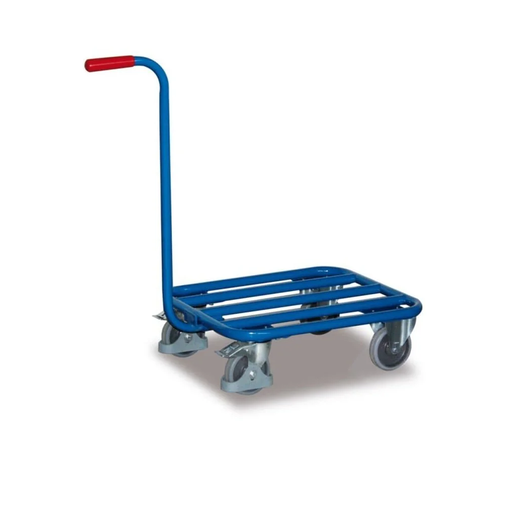 "Griffroller, Transportroller mit Bremse, Stahlrohr, 250 kg Traglast image"