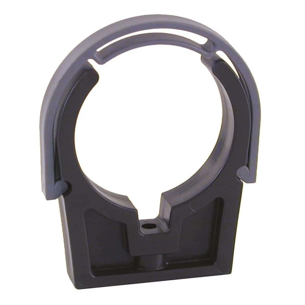"Rohrklemme 50mm, PVC Rohrklemme, Rohrschelle mit Bügel image"
