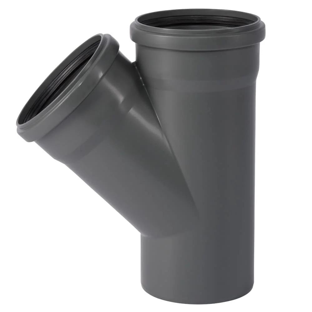 "HT Rohr 160, HT Abzweig 45 Grad, Abwasserrohr HT image"