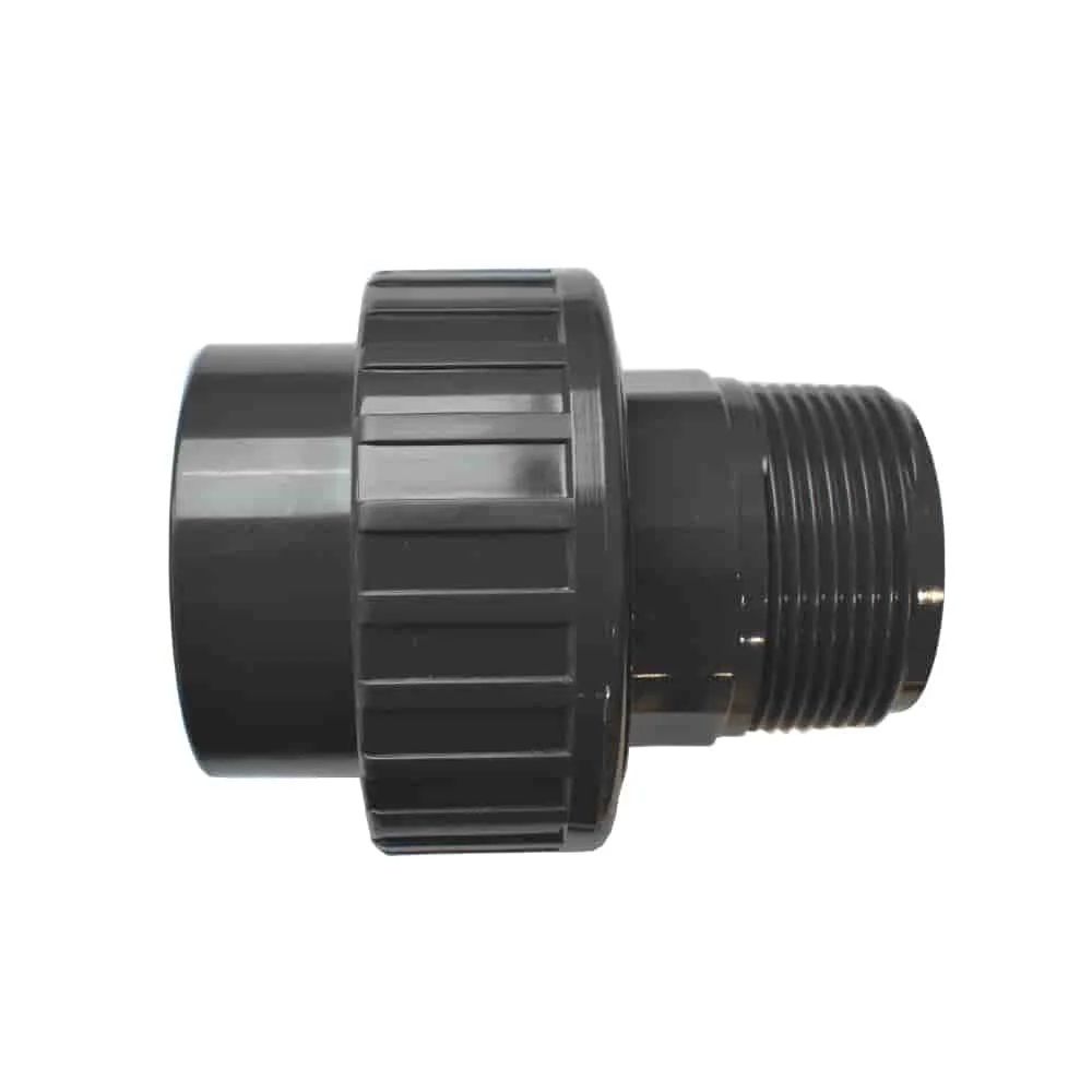 "PVC Fittings, Verschraubung 50mm, Klebemuffe image"