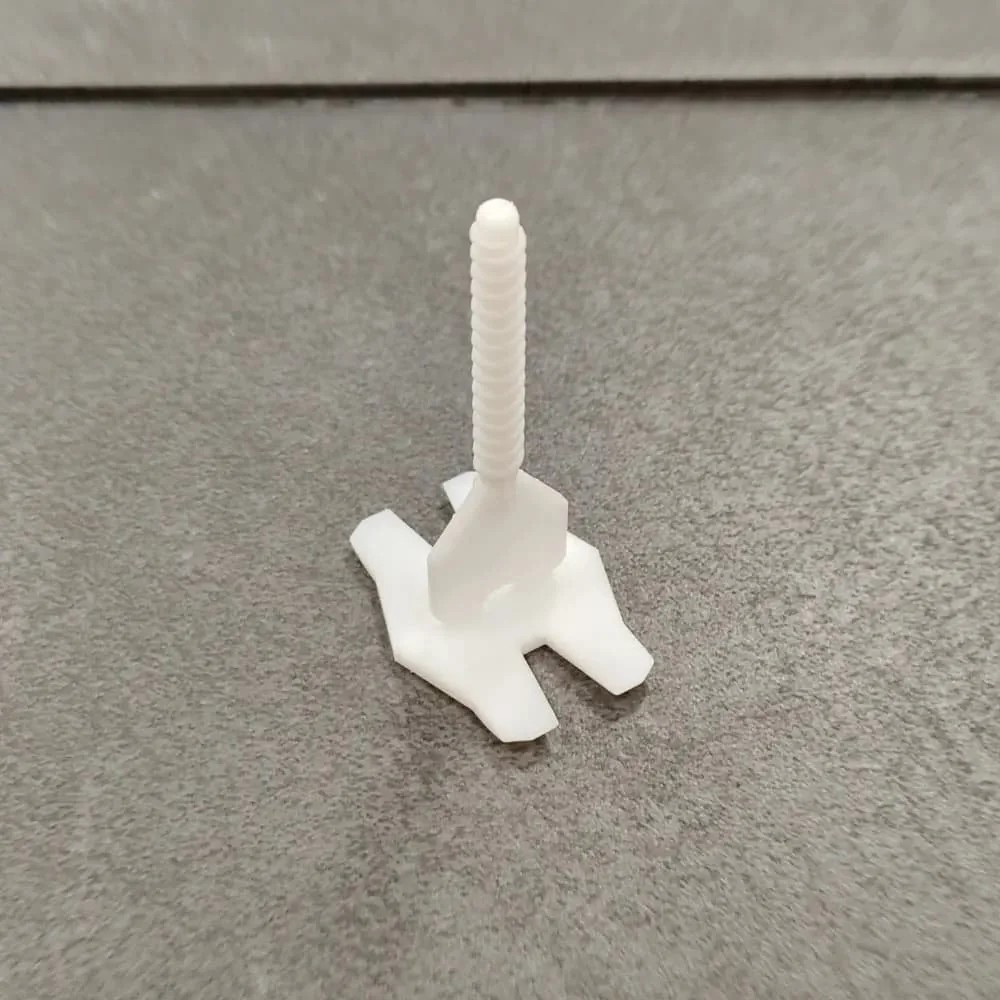"Fliesen Nivelliersystem, 1mm Fuge, 100 Gewindelaschen, Fliesen Montagehilfe image"