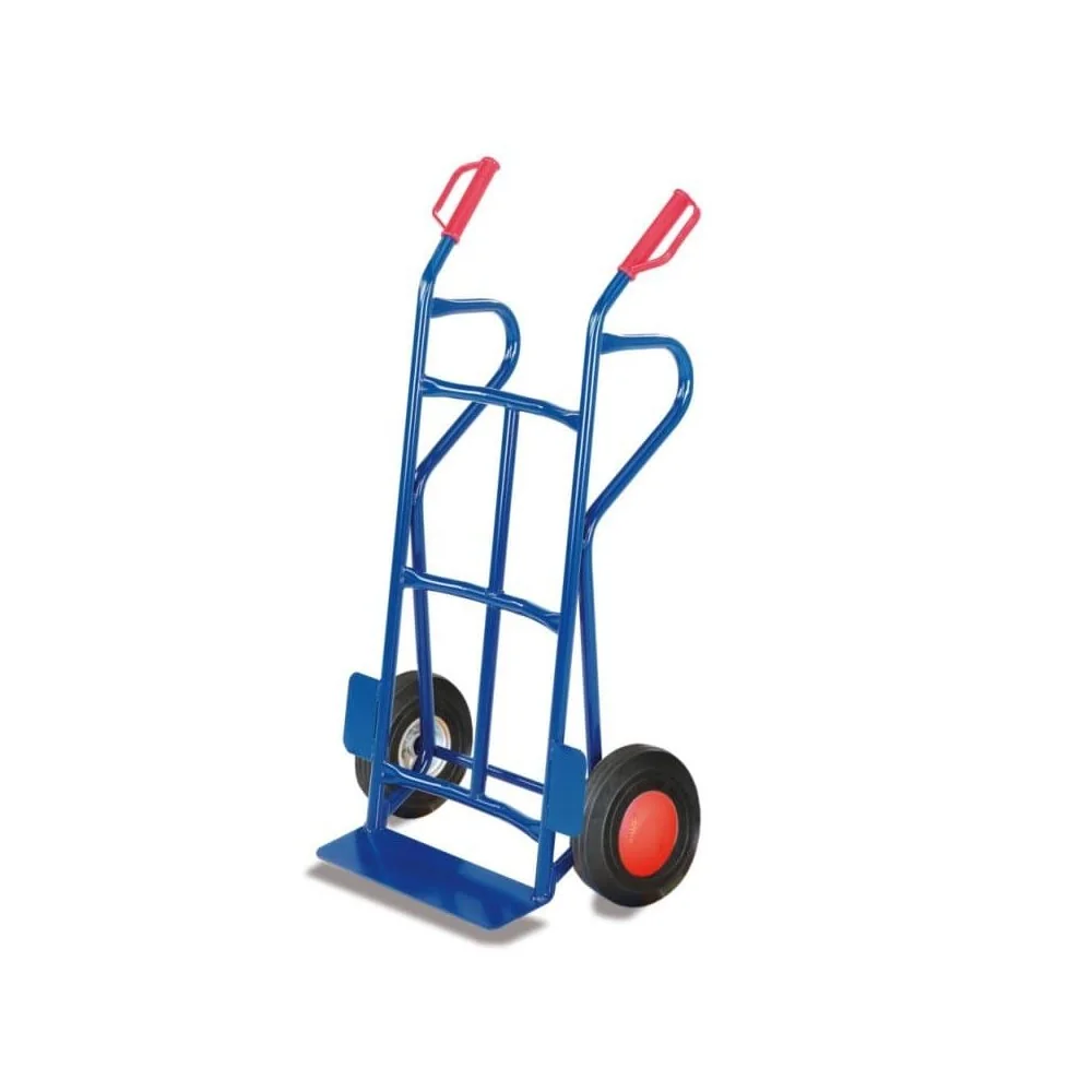 "Stahlrohrkarre 250 kg, Schubkarre Vollgummi, Transportkarre image"