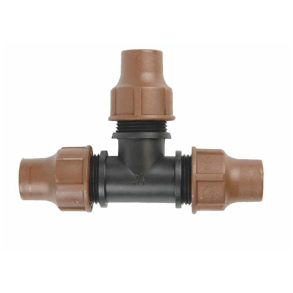 "T-Stück 16mm, Tropfschlauch Verbinder, PE Rohr Verbinder, Gartenbewässerung image"