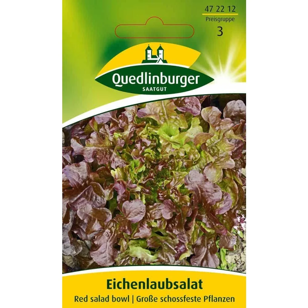 "Salatsamen, Eichenlaubsalat, Pflücksalat rot image"