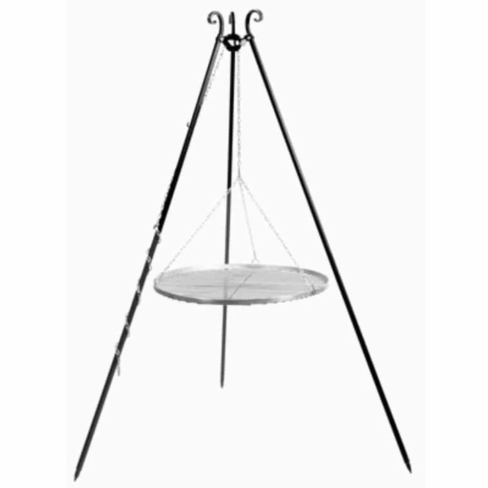 "Schwenkgrill, 180cm Dreibein Grill, Edelstahl Grillrost 70cm image"