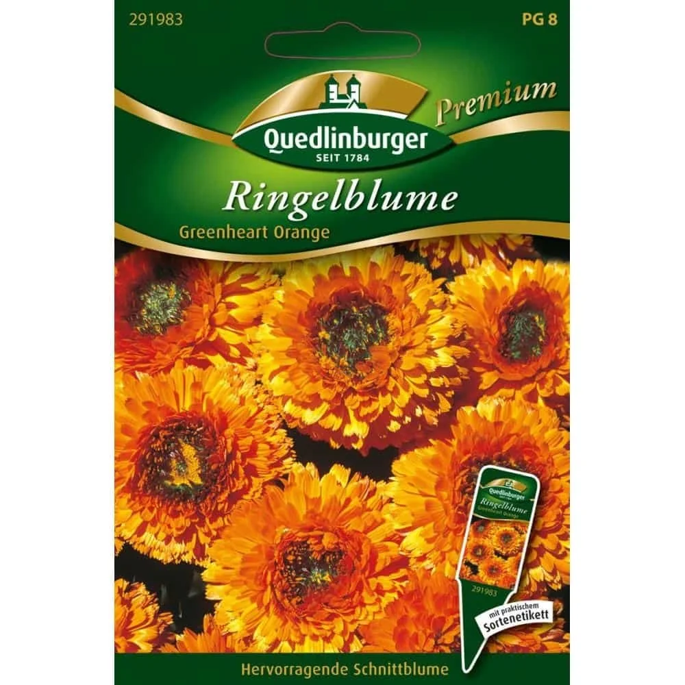 "Ringelblume, Greenheart orange image"