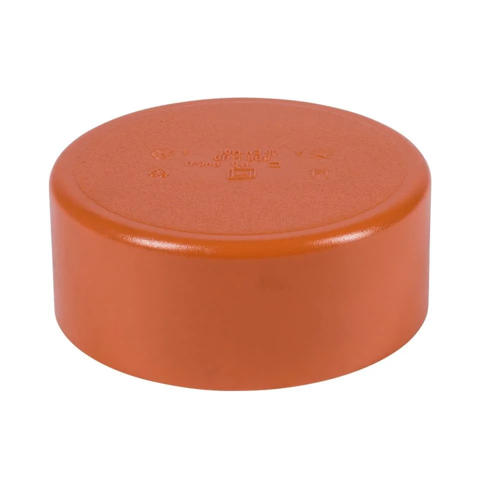"KG Rohr 160 Kappe, Abwasserrohr DN 160, PVC Kappe image"