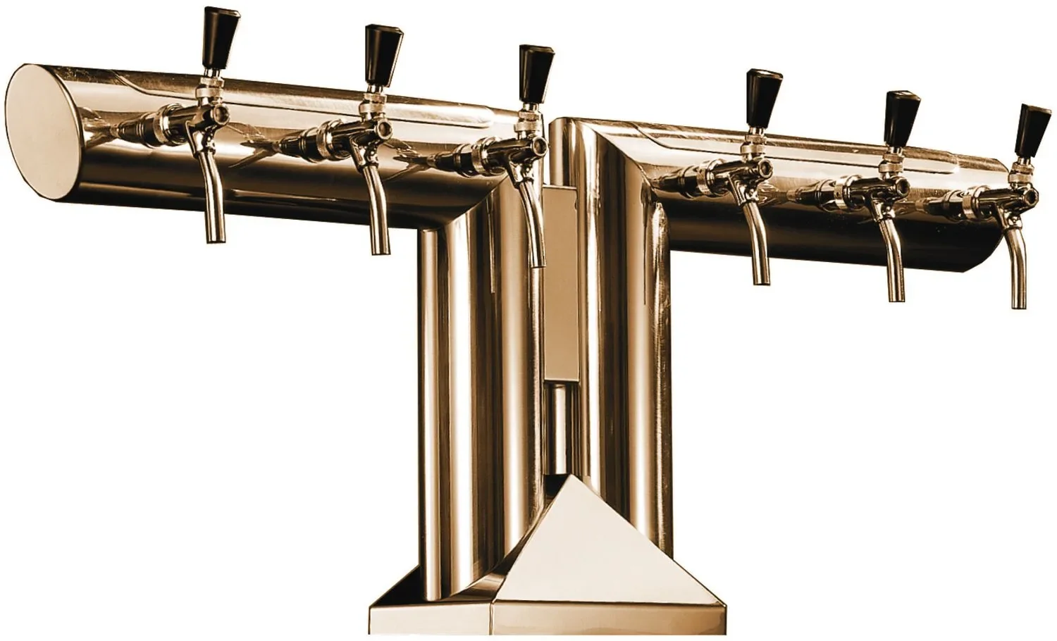 "Schanksäule, Modell „RJ9010“, Kupfer poliert, Sockel CNS poliert image"