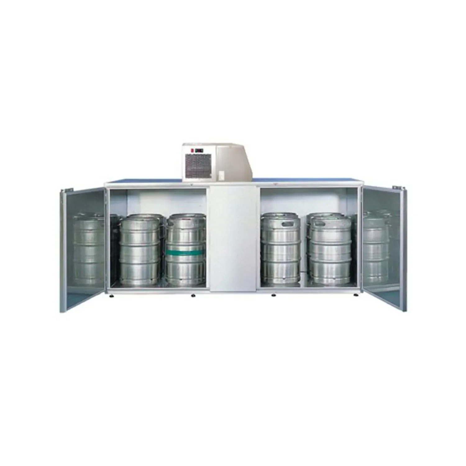 Fasskühler, Fassvorkühler für 10 KEG-Fässer - Komplett, Edelstahl