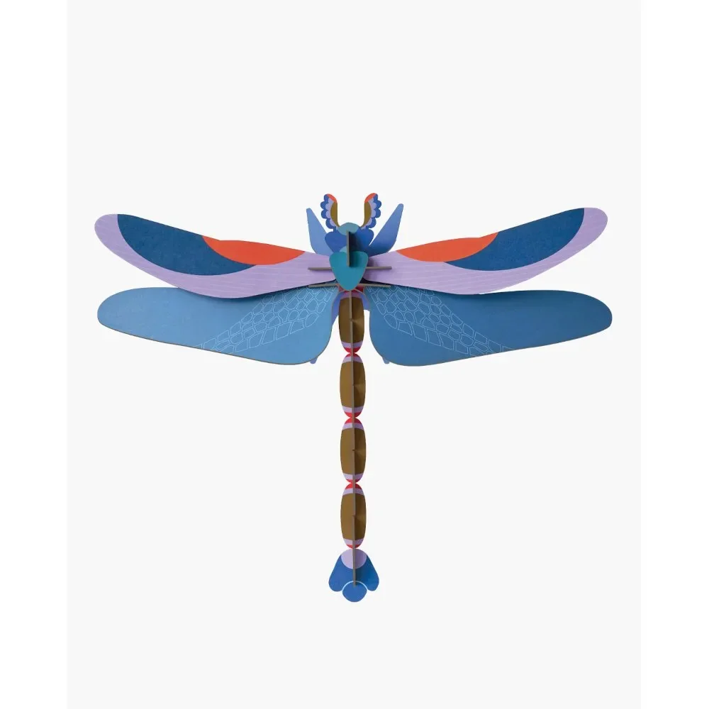 "studio ROOF 3D Libelle blau Pappe image"