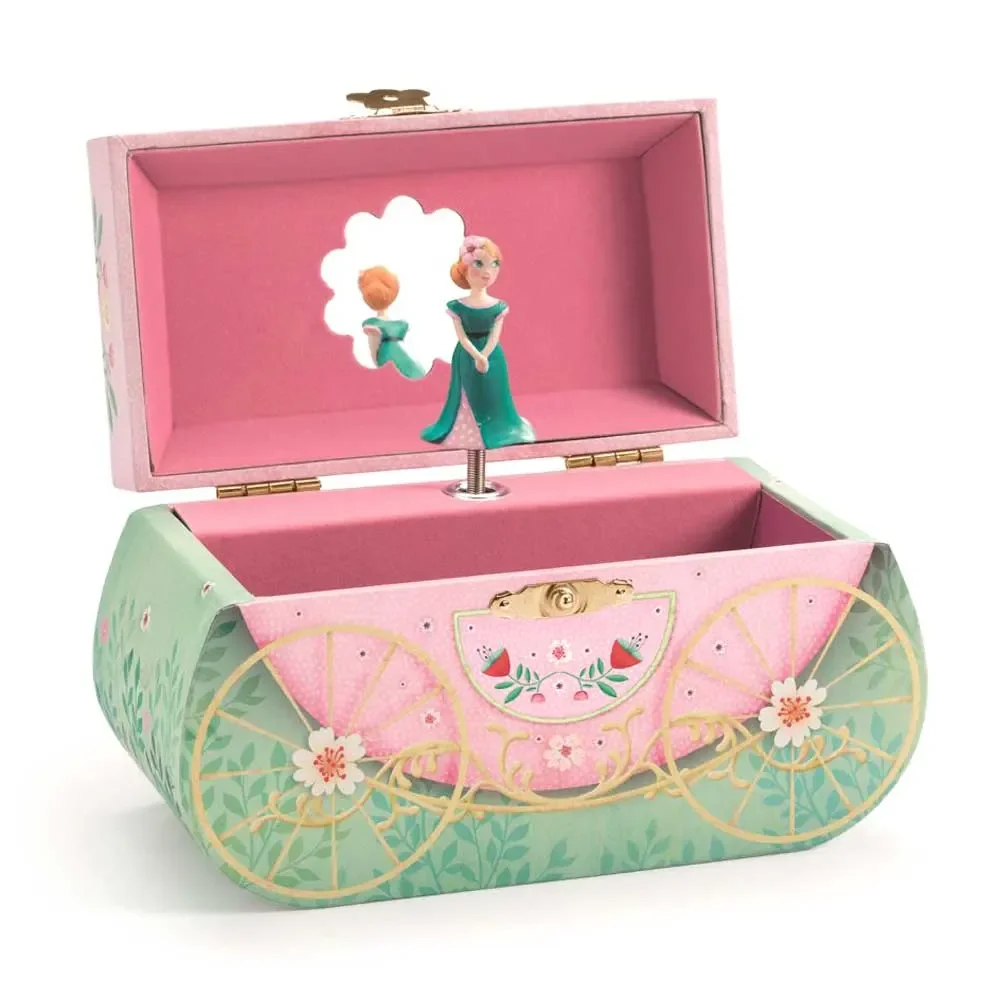 Djeco Schmuckschatulle mit Spieluhr Mädchen mit Katze