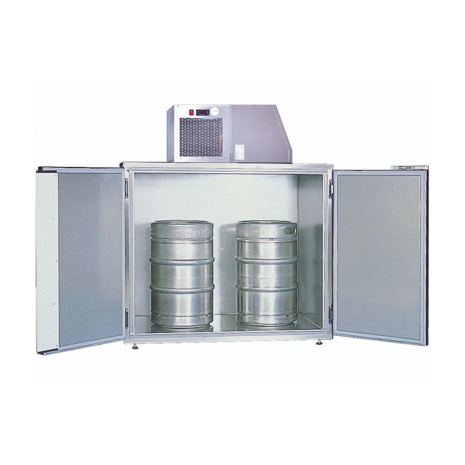 "Fasskühler, Fassvorkühler für 2 Fässer, Stahlblech Alu-Zink-Klarlack versiegel image"