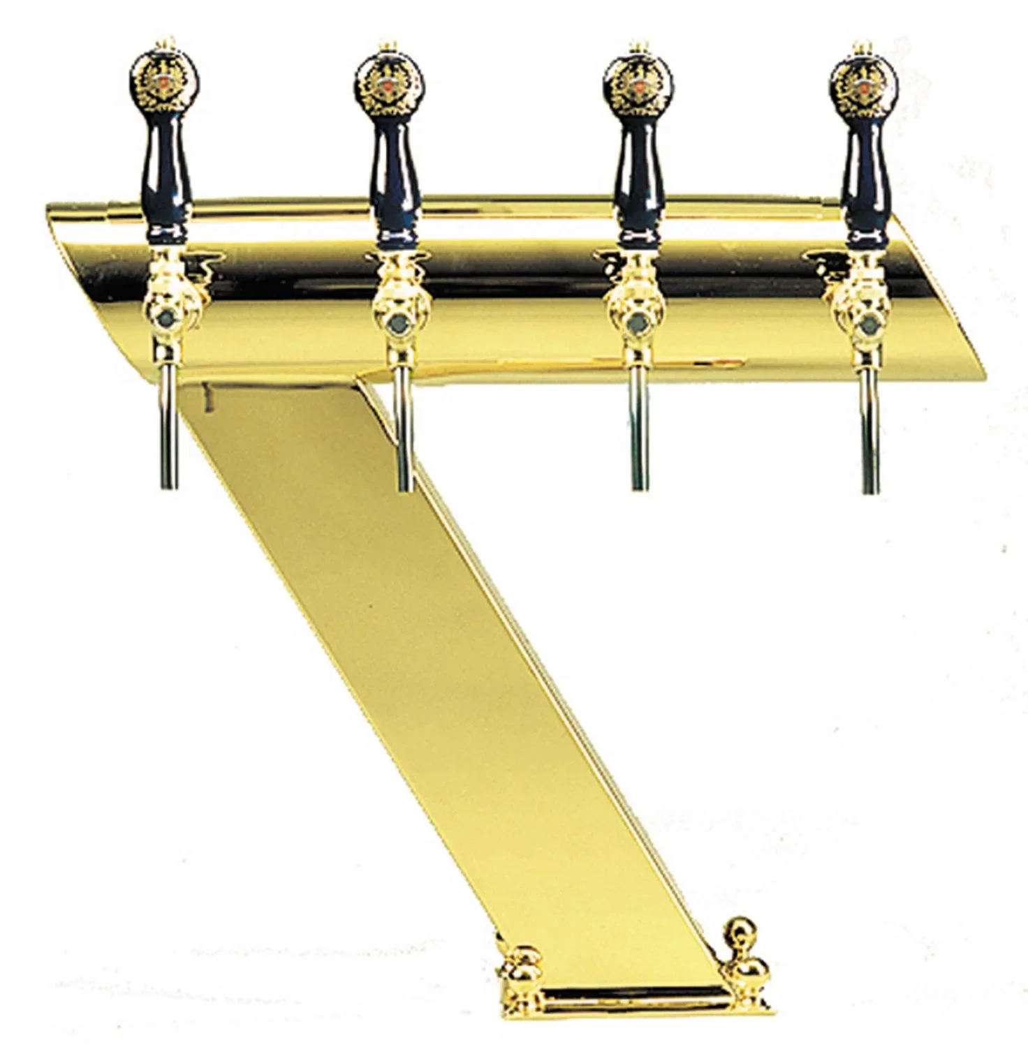 "Schanksäule, Bierzapfsäule - mit Querbalken, TIN-goldfarben (KRATZFESTE GOLDOPTIK) image"