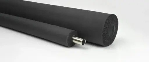 "AEROFLEX® SH Rohrisolierung, Rohrdämmung - 2m, Flexibler Dämmstoff aus Geschlossenzelligem Schaum Kautschukbasis, Schwarz - 18 x 20 mm image"
